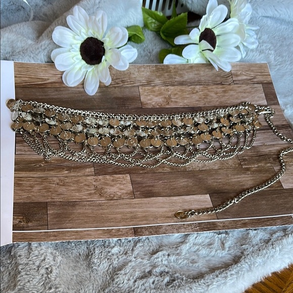 Elegant Silver Chain Belt - Picture 1 of 6
